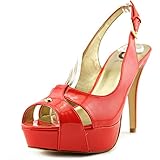 G by GUESS Cathy 3 Womens Black Fabric Platform Stiletto Heels