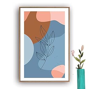 Framed Canvas Wall Art Picasso Poster Print of Woman Canvas Prints Home Artwork Decoration for Living Room,Bedroom - 16x24 inches