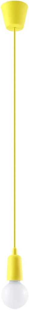 SOLLUX Pendant Lamp Diego Unique Design Without Lampshade Minimalist LED Lighting Minimalist LED Lighting Single Yellow Light Bulb