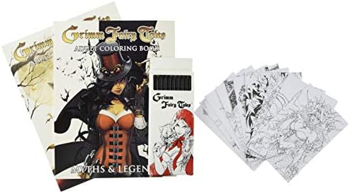 Grimm Fairy Tales Coloring Book Box Set Paperback โ Coloring Book, 28 Nov. 2017