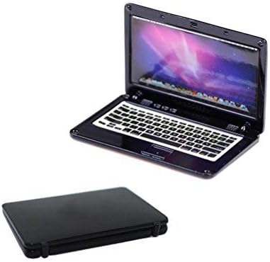 Dengguoli Dollhouse Scene Miniatures Mini Laptop Computer Simulation for Doll 1/6 1/12