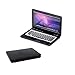 Dengguoli 2 Pack Dollhouse Scene Miniatures Mini Laptop Computer Simulation for Doll 1/6 1/12 (Black+Silver)