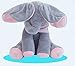 BESTB Peek-a-Boo Elephant Animated Talking Singing Stuffed Plush Elephant Stuffed Doll Toys Kids Gift Present Boys & Girls Birthday Xmas Gift