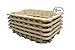 Disposable Cat Litter Boxes, Pre-Filled with 100% Recycled Paper Litter Pellets- 5 Pack of Trays- Includes Litter. Eco Friendly! Simply Peel Off Perforated Lid, Use, Dispose of Entire Tray!