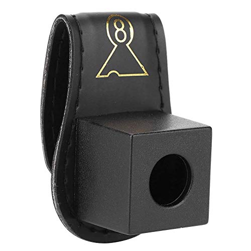 Snooker Chalk Holder, Magnetic Belt Clip for Billiards in Premium Leather Texture Portable Durable Accessory Pouch Case