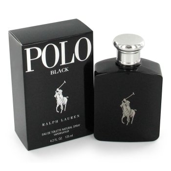 Ralph Lauren Polo Black Eau De Toilet Spray for Men, 1.4 Ounce