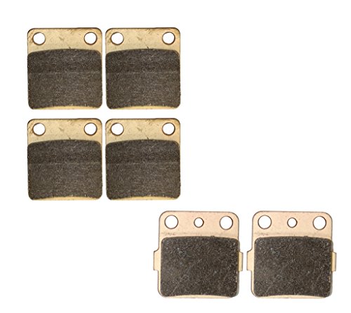 CNBK Sinter Brake Pad Set fit for YAMAHA ATV Bike YFM350 YFM 350 cc 350cc FXG-FXM Wolverine 1995 1996 1997 1998 1999 2000 2001 2002 2003 2004 95 96 97 98 99 00 01 02 03 04 6 Pads