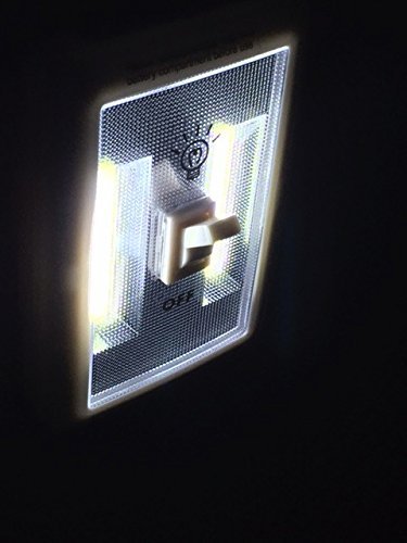 Promier LIGHT-SWITCH Battery Operated Cordless Light Super Bright COB LED Technology for Baby Nursery, Hallways, Bedrooms, Closets, RV's, Batteries Included!!!