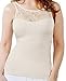 Spanx Hide and Sleek Lace Bateau Camisole 1503 QVC A214290, Cream, L