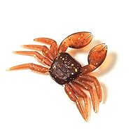 Artificial Crab Lure Bait 3D Simulation Soft Fish Bait Fishing Lures for Bass Trout Fishing Tackle Accessories