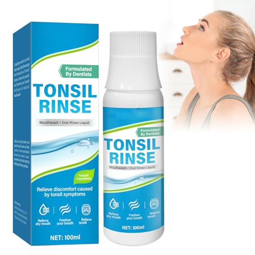LBOYLOVE® Tonsil Stone Mouthwash, Tonsil Stone Remover Helps Remove Stones, Eliminate Bad Breath, Soothe Throat & Relieve Dry Mouth