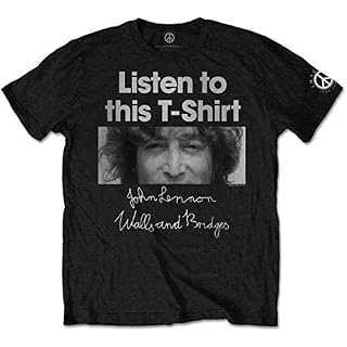 John Lennon Listen T-Shirt Homme - Les Beatles, Paul McCartney, John Lennon, RIngo Starr, George Harrison