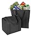 Hannah Insulated Shopping Bag, Black (2 Pack)