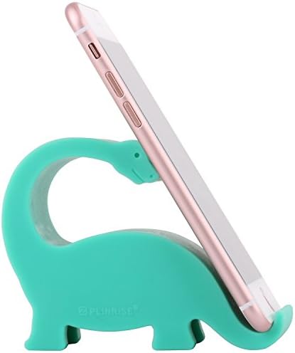 Scomer Silicone Lifelike Dinosaur Tanystropheus Cute Cell Phone Stand, Creative Universal Phone IPad Tablet Mounts Holder,Turquoise Color