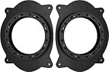 2002-2011 Camry & 2005-2015 Tacoma Front Door Speaker Adapter Spacer Rings - SAK010_551-1 Pair