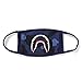NF orange 4 Pack Shark Mouth Face Mask Cotton Mouth.(Black Red Blue Green)