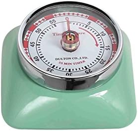 Magnetic 55 Minute Kitchen Timer Square - Mint Green