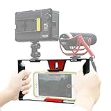 Smartphone Video Rig,Ulanzi iPhone Filmmaking Recording Vlogging Rig Case ,Phone Movies Mount Stabilizer for Mobile Phone Videomaker Film-maker Videographer for iPhone 7 Plus Sumsang