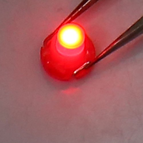 uxcell 10Pcs T4.2 Red LED Dashboard Panel Gauge Light Lamp Bulb for Car Interior