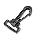 DYZD Swivel Snap Hooks Trigger Clips Hooks Rings Rotate Buckles Bag Belt Strap Buckle (25 mm, 6 PCS)