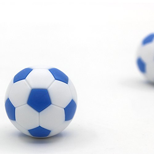 image for Yeelan Table Soccer Foosballs Footall Game,Pack of 8PCS(blue,32mm/1.26