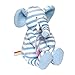 Manhattan Toy Baby Activity Plush Toy with Ring Rattle, Blue Elephant, 10