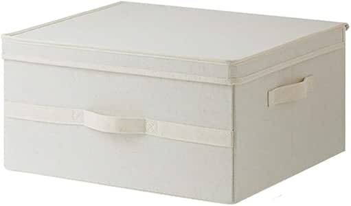 GJ@ Caja De Almacenamiento con Tapa | Tela De Ropa del Dormitorio
