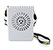 GONGTIAN USB Mini Fan, Portable 4 Inch USB Fan Hands-Free Hanging Fan Powered by Rechargeable Battery with 3-Level Speed for Outdoor Like Running Camping Hiking (White)