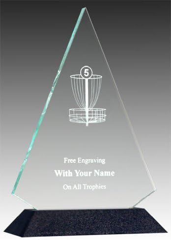 QuickTrophy Disc Golf Award - Acrylic Triangle