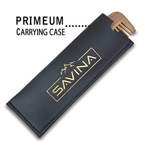 image for Comb For Men - Hair & Beard Comb with Fine & Medium Tooth - Anti-Stati