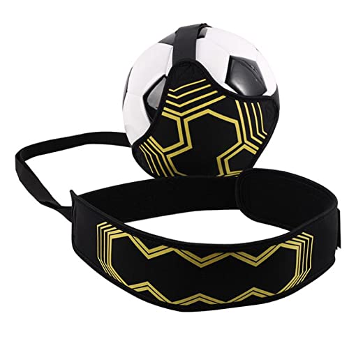 DEEDPF Football Training Belt Elastic Training Aid for Kids and Adults, Suitable for Football, Volleyball, and Simple Rugby, Black