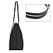 Tote Handbags,COOFIT Fashion Purses and Handbags for Women PU Leather Purse Tote Bag Black