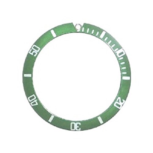 Bezel Insert To Fit Rolex Men's Submariner - Green / White Ceramic