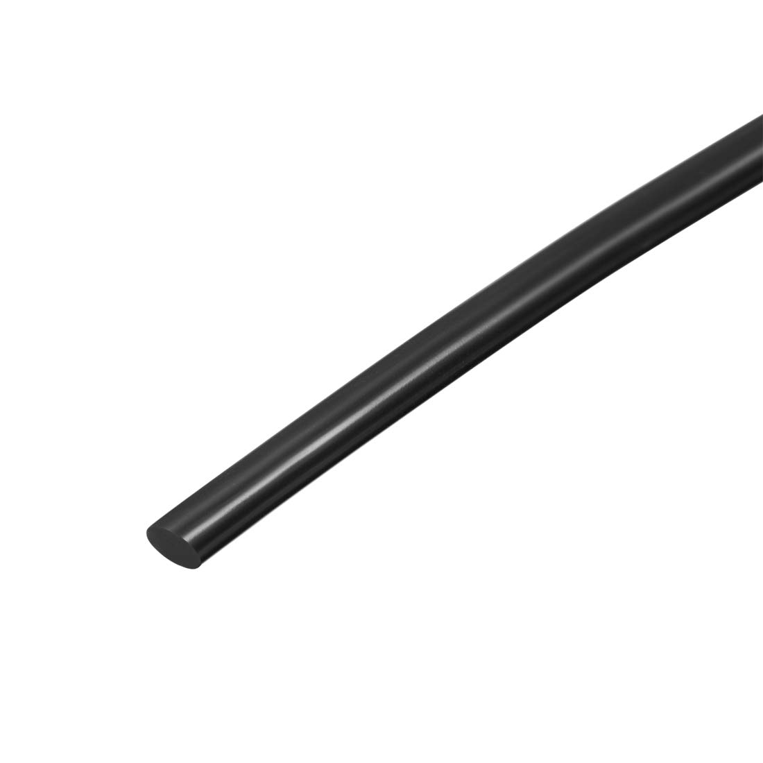 sourcing map 5/32"(4mm) Soft Silicone Bending Insert Tube for Rigid Tubing 3.3ft Black
