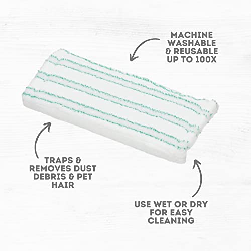 Quick Shine Sustainable Hard Surface Floor Mop Kit with 1 Microfiber