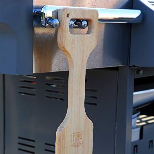 Yukon Glory YG-40070 Premium Grill Scraper Natural Oak Cleaning Paddle for Keeping Your Grill in Tip Top Shape, Great Gift for Grillers - Thumbnail 6
