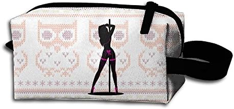 Pole Dancing Pattern Home Portable Makeup Luggage Packing Organizers