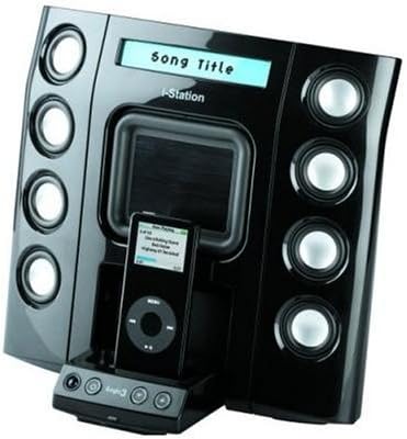 Logic3 i-Station 8 LCD Docking Station/Speaker System for iPod - Black