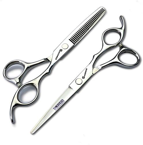 Professional Hair Scissors Set 2 pcs Thinning Scissors Hairdressing Barber Scissors Set
