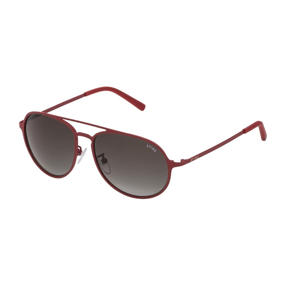 Sting Men’s SST0045506F5 Sunglasses, Red (Rojo), 55