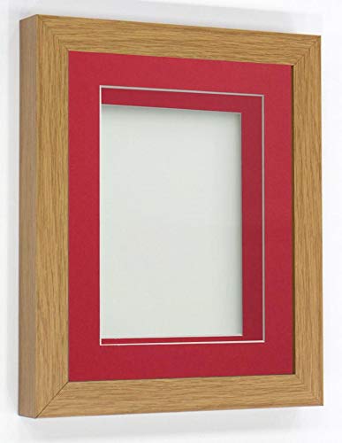 Rickman Box Frame Beech with Red Mount, 10x8 for 8x6 inch