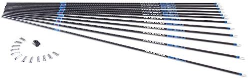 Carbon Express Maxima BLU RZ Carbon Arrow Shaft with RED Zone Technology, 12-Pack