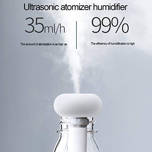 Gyswshh Portable Doughnut Air Mist Humidifier Bedroom Office USB Water Bottle Atomizer Random