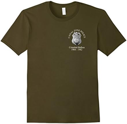 Mens Canal Zone Police - Panama - Zonian - 1904 - 1982 XL Olive