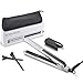 Ceramic Tourmaline Flat Curling Iron - Argan Oil Round Edge 3D Floating Plates Hair Straightener with 450℉ High Heat 10s Heat Up Auto Shut Off