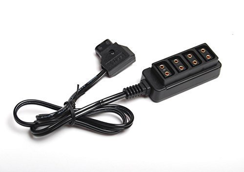 Male D-Tap Power Tap to 4 Female D-Tap P-Tap Hub Adapter for Photography Power Male D-Tap Power Tap to 4 Female D-Tap P-Tap Hub Adapter for Photography Power
