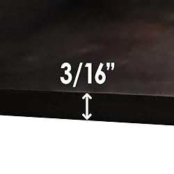 EPDM Rubber Sheet, Black, 60A, 0.187" x 36" x