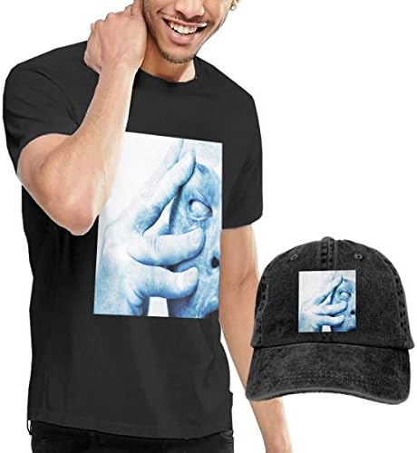 GTAOMCRL Porcupine Tree - in Absentia Men's Short Sleeve T Shirt and Adult Washed Cowboy Hat Black