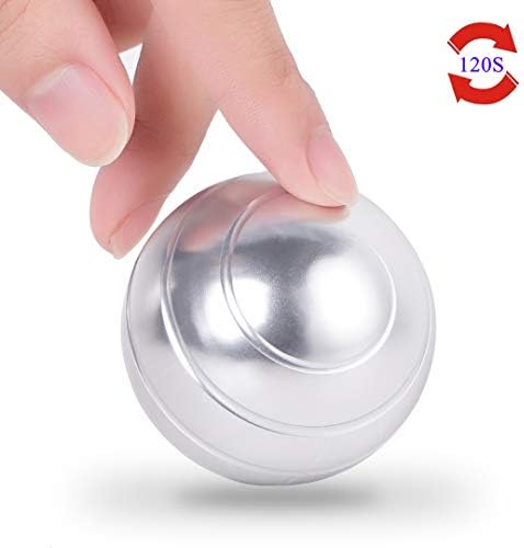 samisoler Desk Fidget Toys for Office Adults Stress Relief with Full Body Optical Illusion Metal Toy Ball