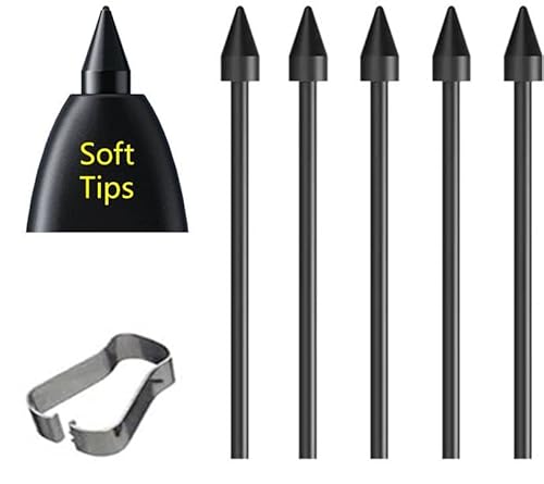 5Pcs Soft Tips, Pen Tips/Nibs Replacement for Galaxy Tab S6|Tab S6